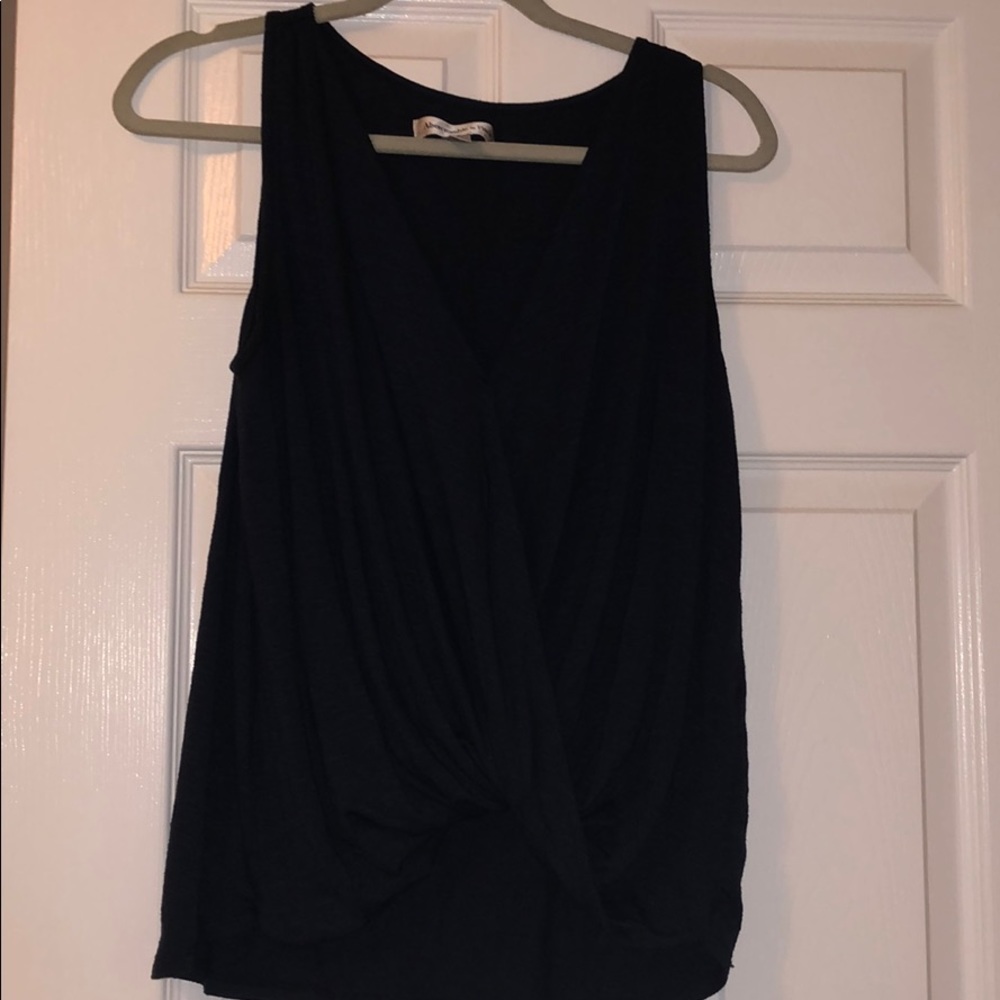 Navy Twist Tank
